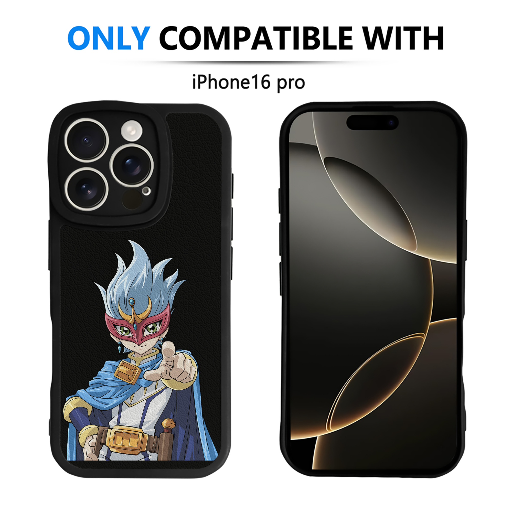 遊☆戯☆王 Yu-Gi-Oh! 【iPhone 16シリーズ対応】シリコンスマホケース（レザー調） 材質：シリコン